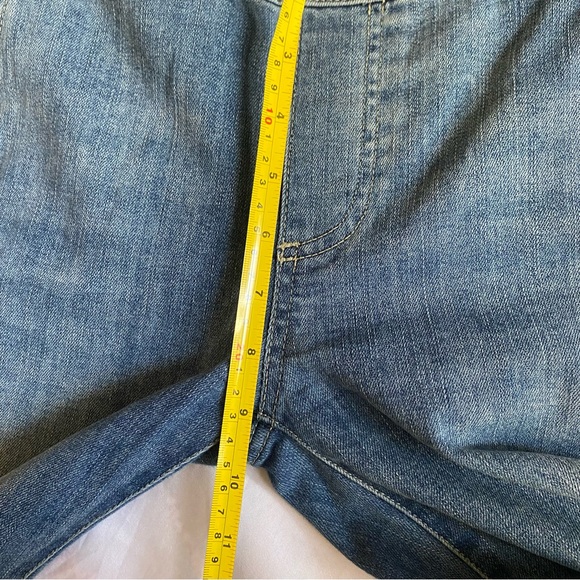 Free People Overalls Milo Slim Ankle Distressed Denim Jean Side Zip Size 25 - Picture 6 of 10